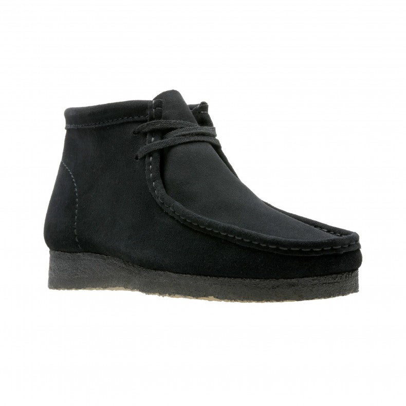 Clarks Originals Wallabee Boot Black Suede