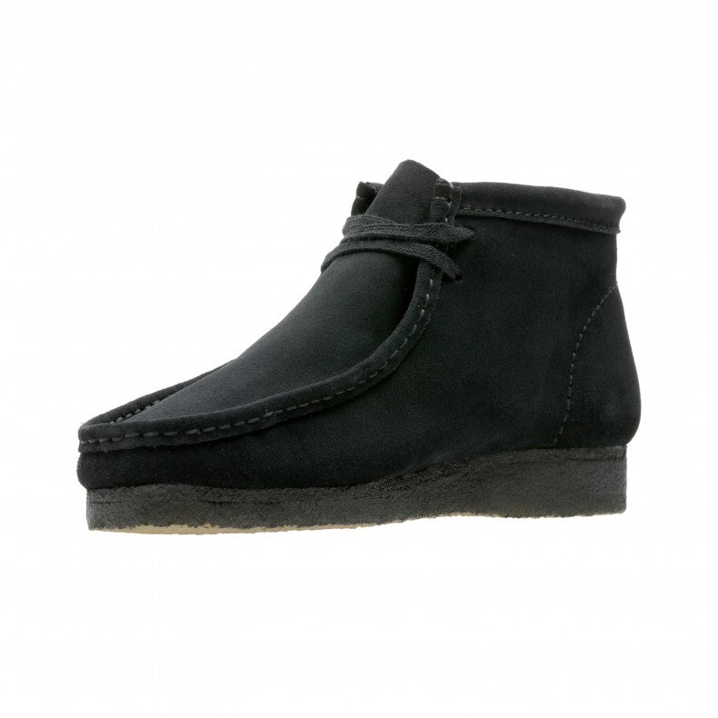 Clarks Originals Wallabee Boot Black Suede