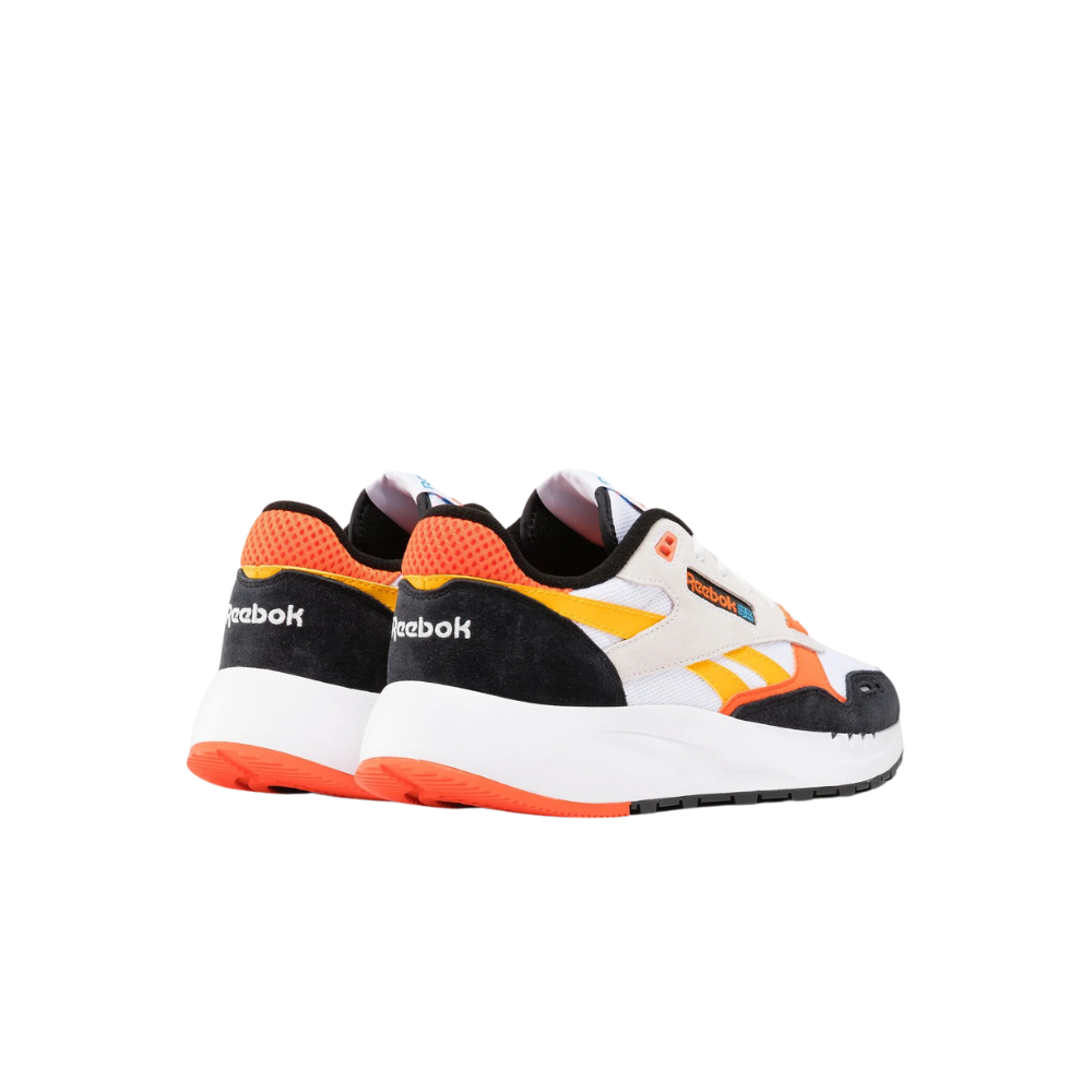 Classic Leather 2400 - White/Black/Pump Orange