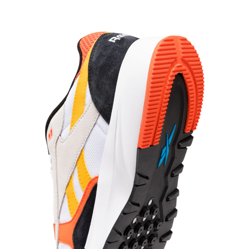 Classic Leather 2400 - White/Black/Pump Orange