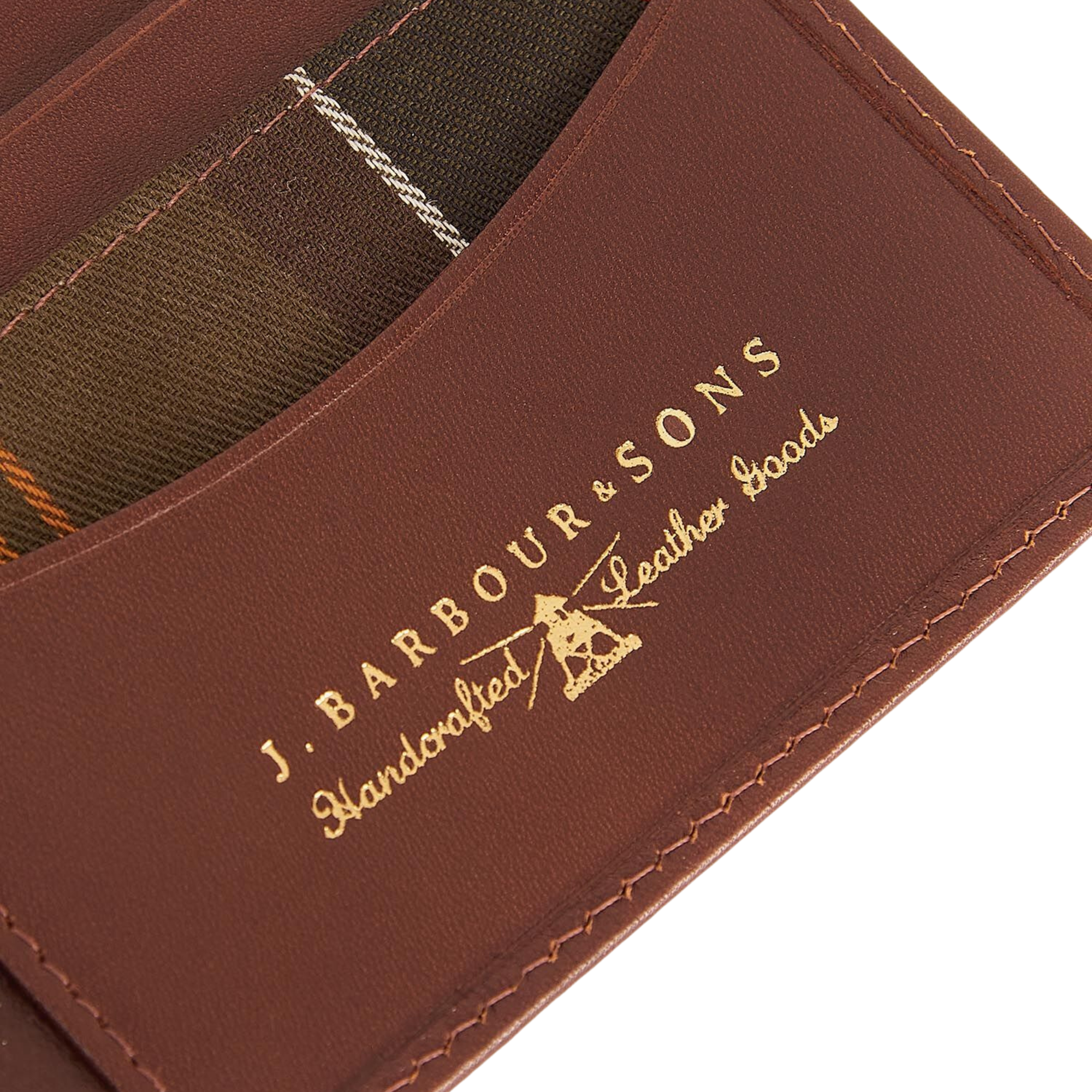 Barbour Colwell Leather Billfold - Brown