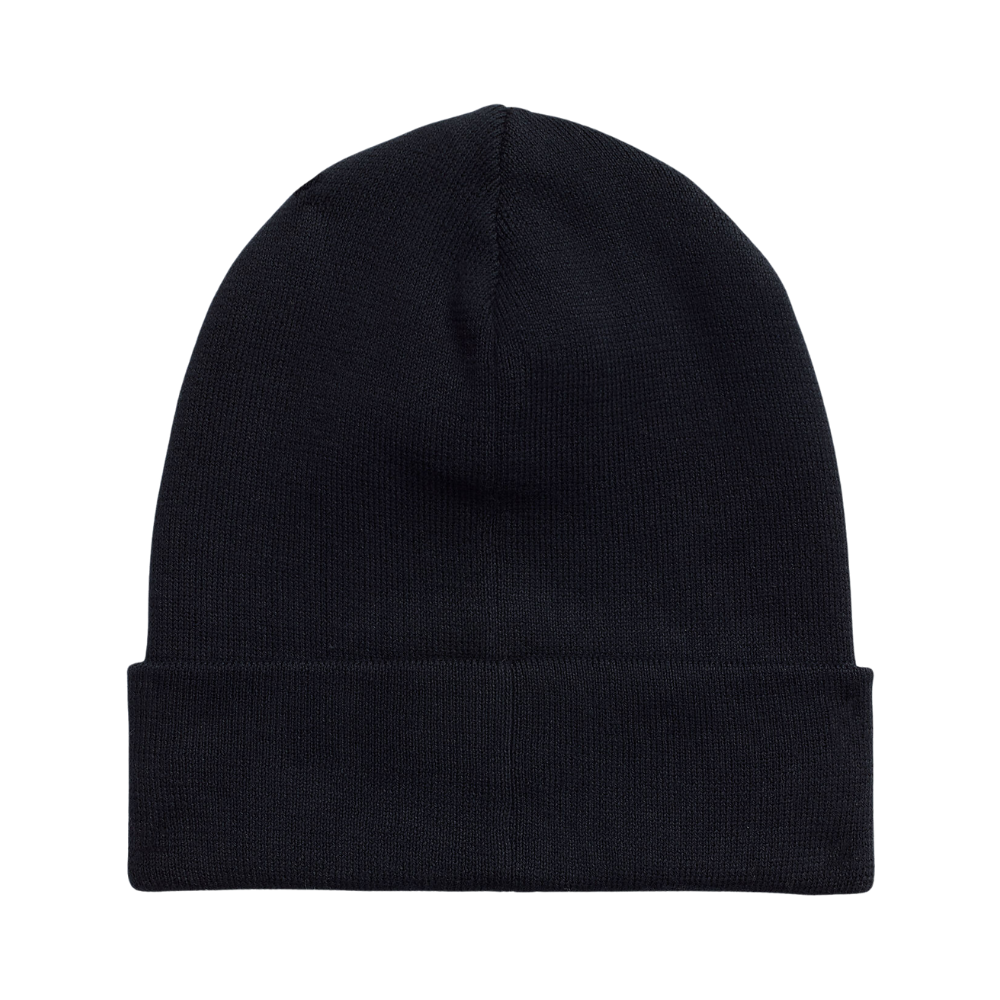 Ralph Lauren Cotton Beanie - Polo Black/Cream