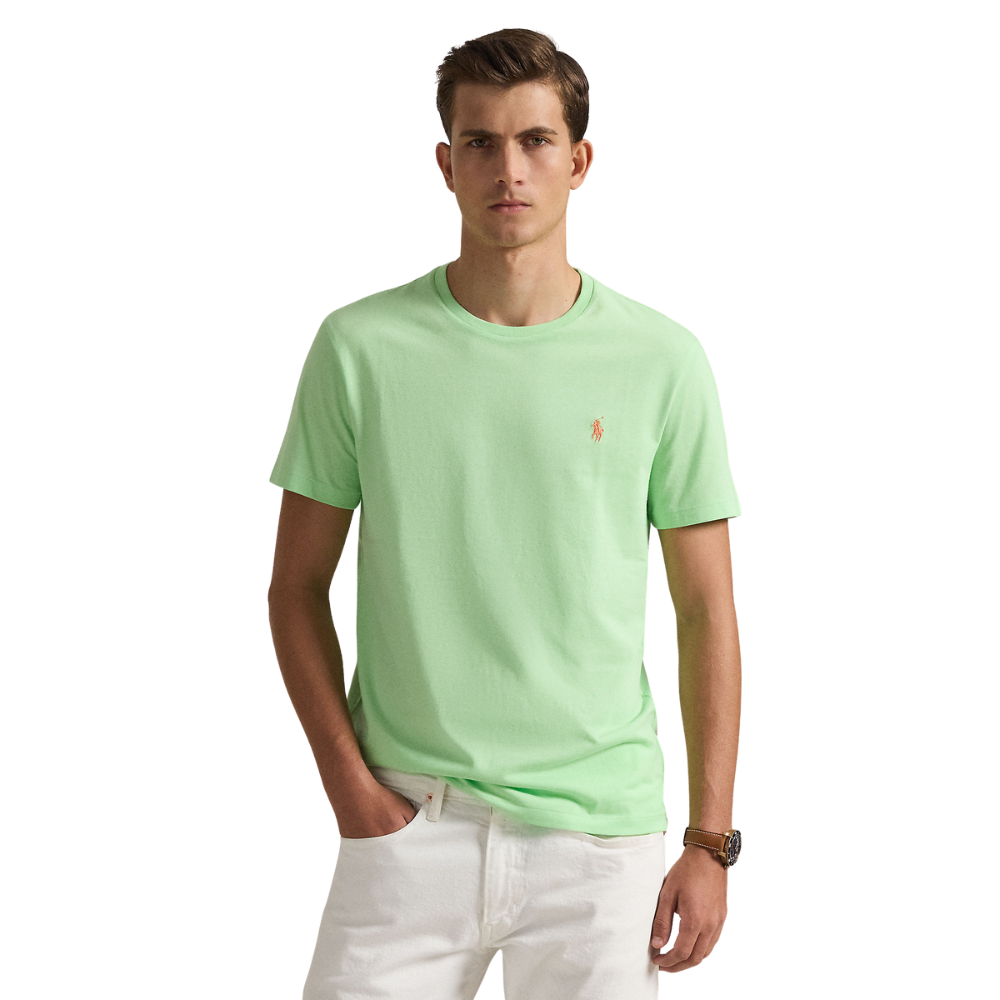 Polo Ralph Lauren Custom Slim Fit Jersey Crewneck T-Shirt - Cruise Lime