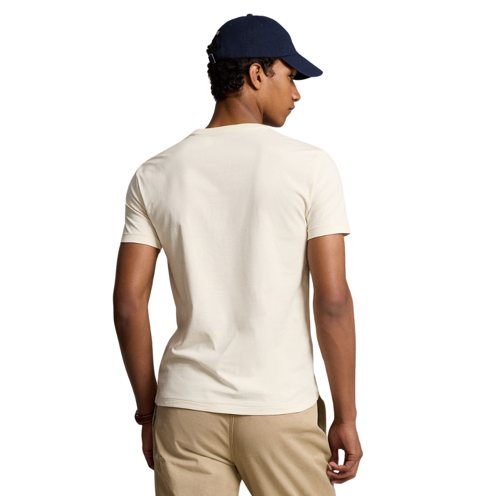 Ralph Lauren Custom Slim Fit Jersey SS Tee - Herbal Milk