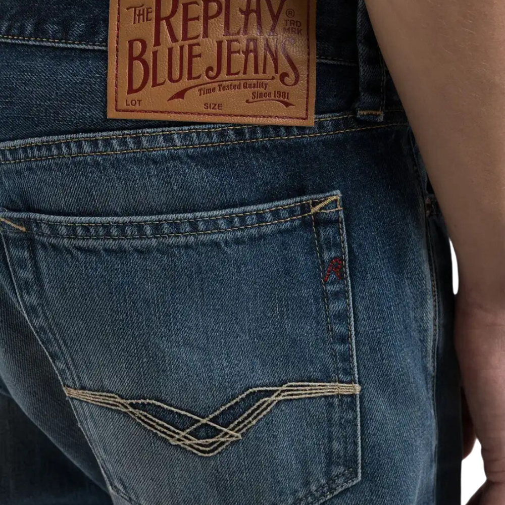 Replay Deryck Red Label - Dark Blue