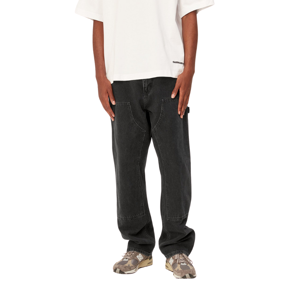 Double Knee Pant 'Smith' Denim - Black Stone Washed