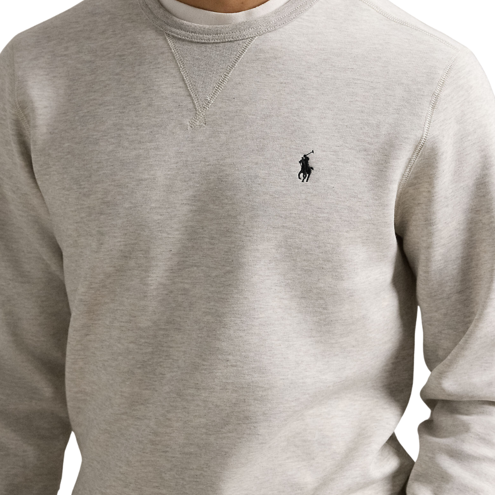 Ralph Lauren Double Knit Sweat - Light Sport Heather/Black