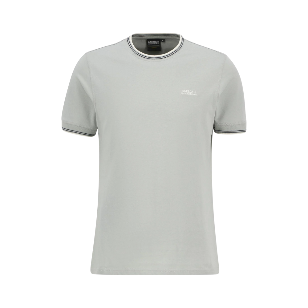 B.Intl Ethan Tipped T-Shirt - Mineral Grey
