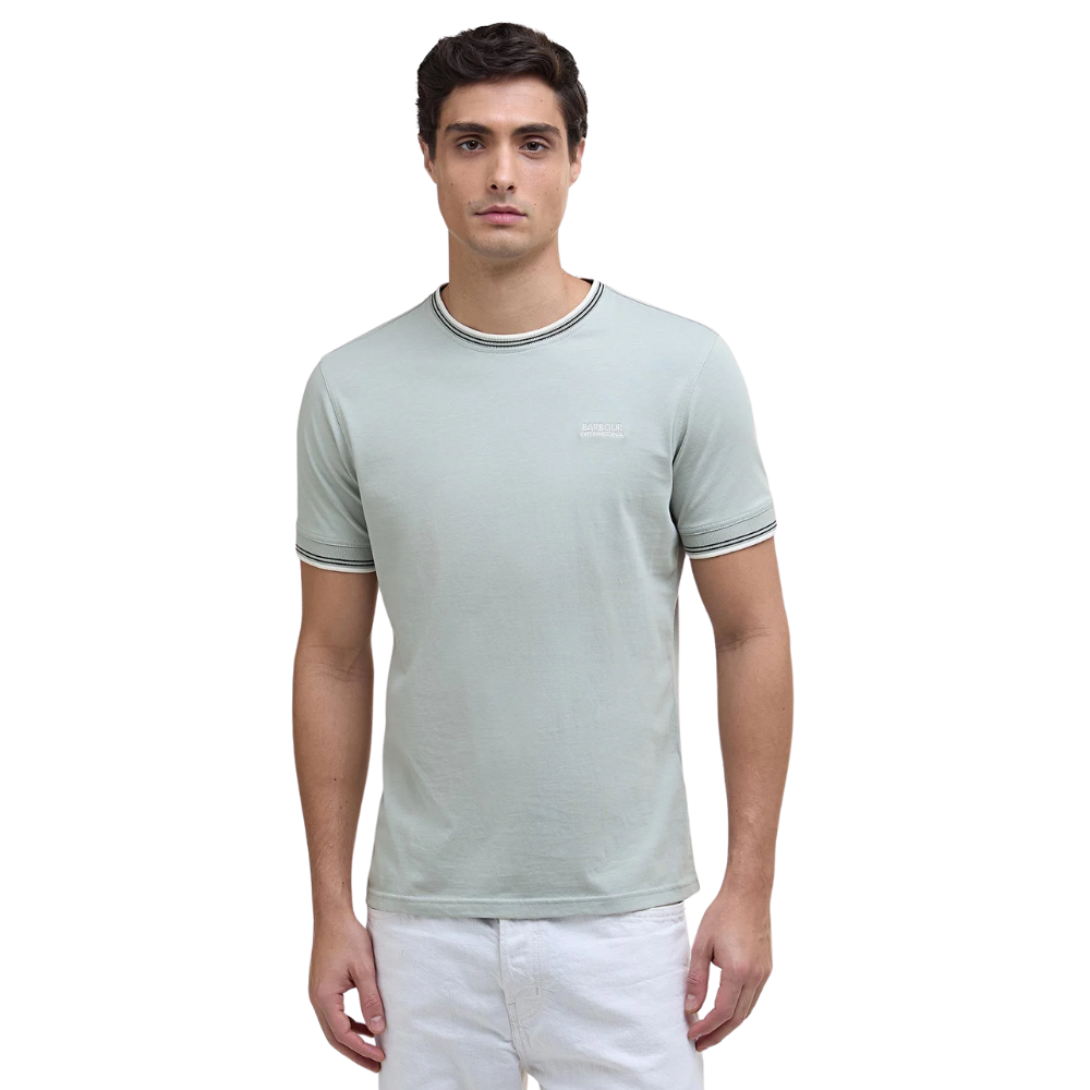 B.Intl Ethan Tipped T-Shirt - Mineral Grey