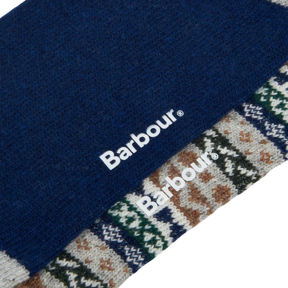 Barbour Fairisle Sock 2 Pack - Green Loch Mix