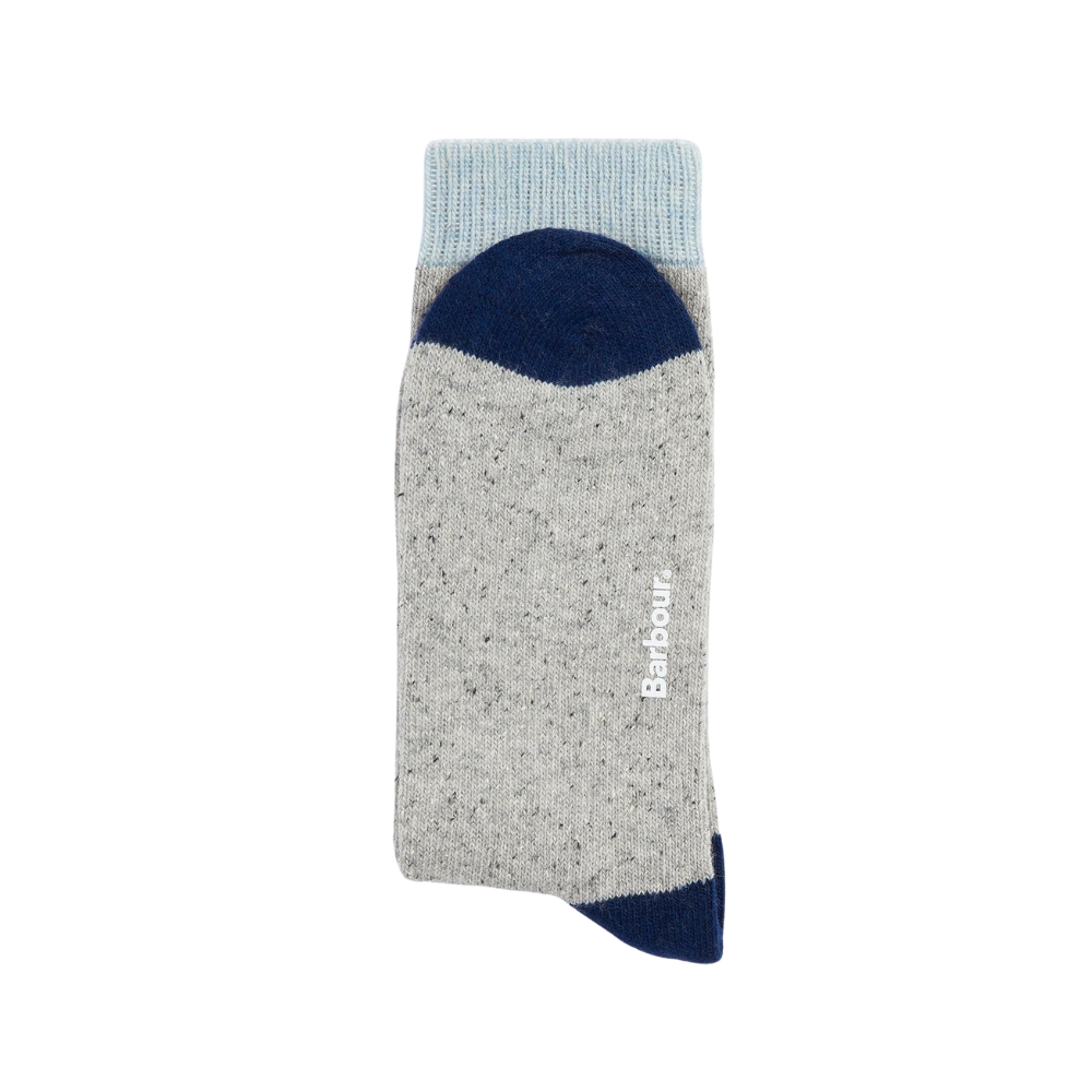 Barbour Fairisle Sock 2 Pack - Blue Granite Mix