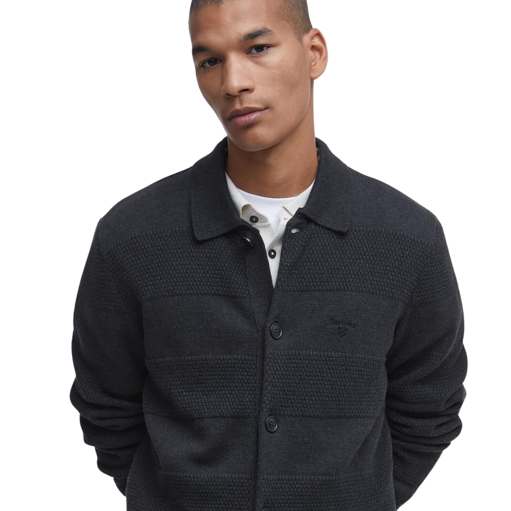 Barbour Filley Knitted Cardigan - Black Marl