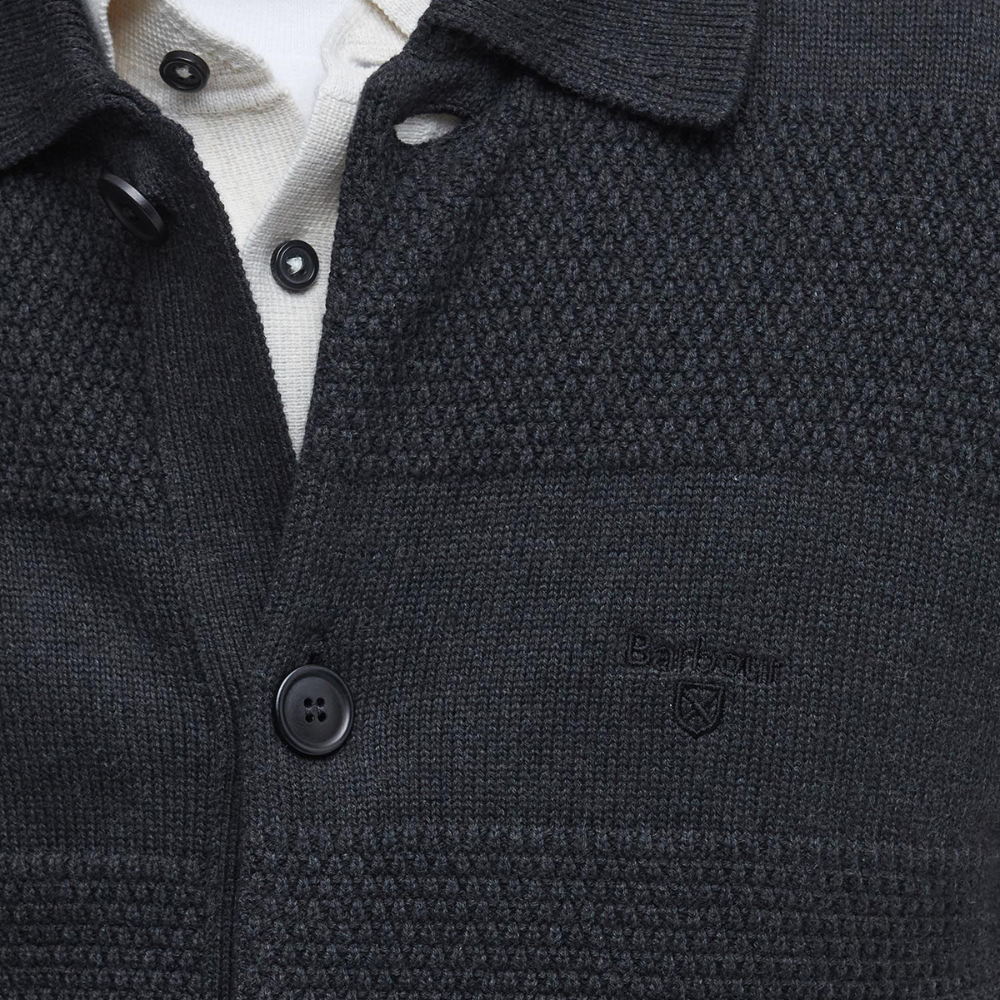 Barbour Filley Knitted Cardigan - Black Marl