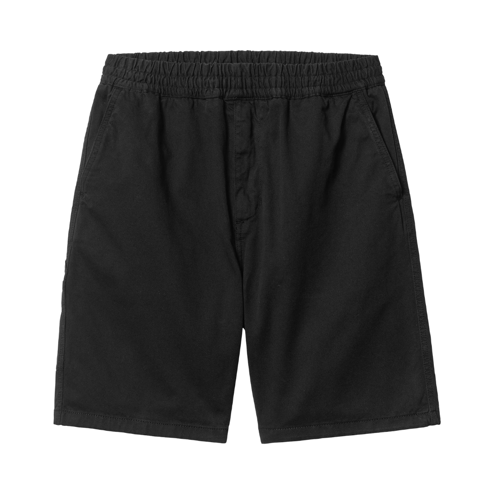 Flint Short 'Moraga Twill' - Black Garment Dyed