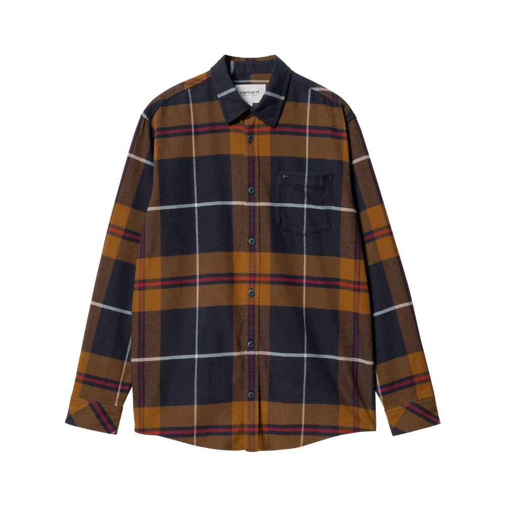 L/S Garnett Check Shirt Cotton Twill Flannel