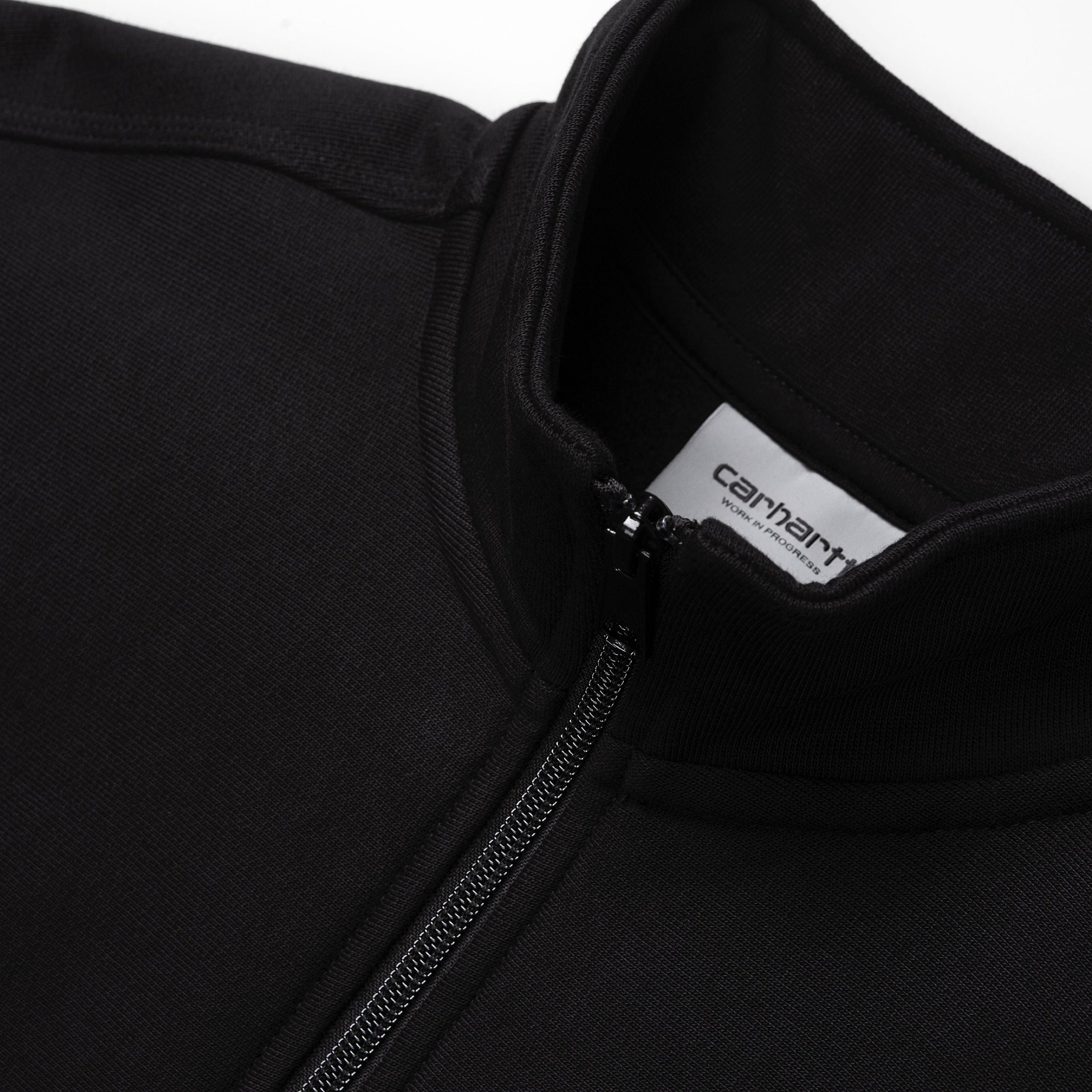 Carhartt WIP Half Zip American Script Sweat - Black