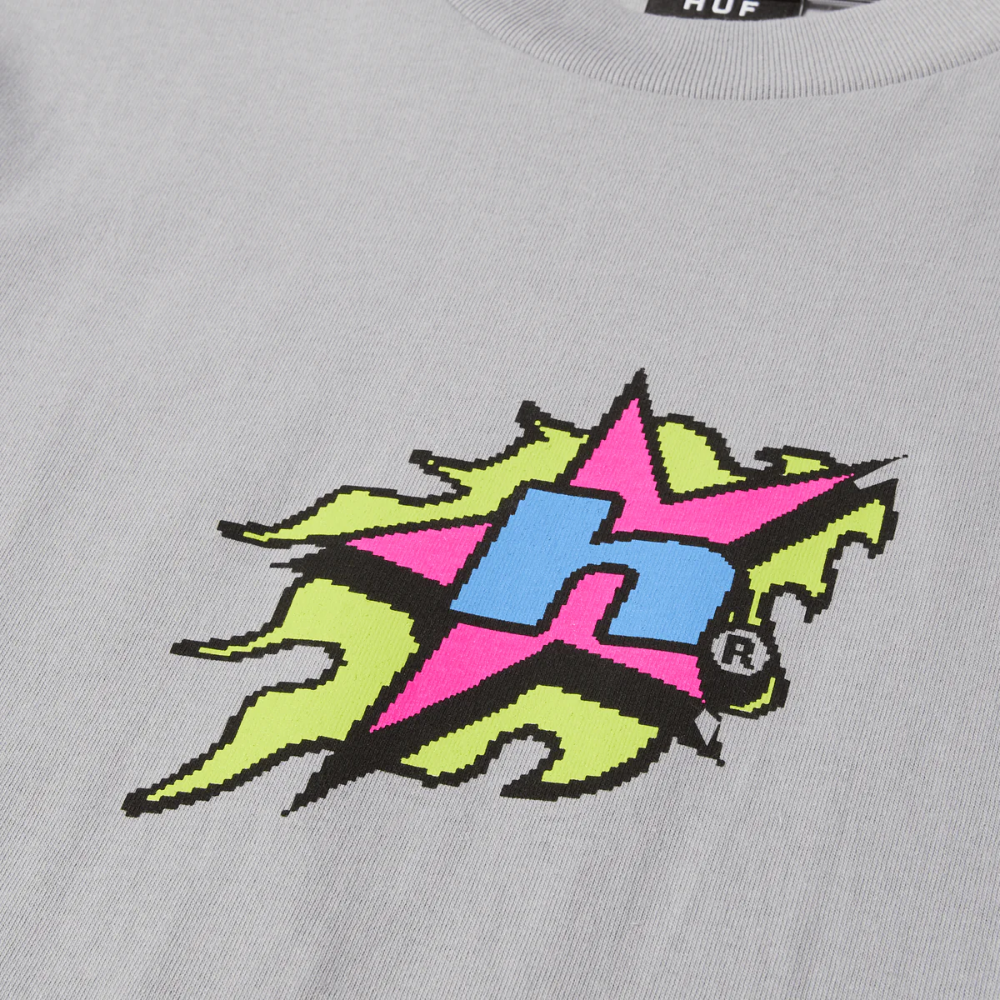 HUF H Bit S/S Tee - Dust Purple