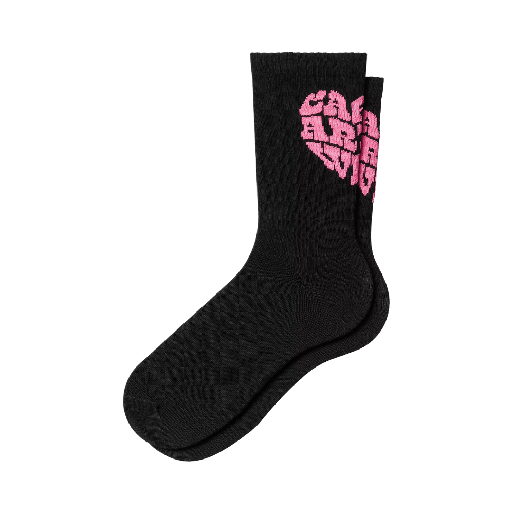 Carhartt Heartbreaker Socks - Black/Pink