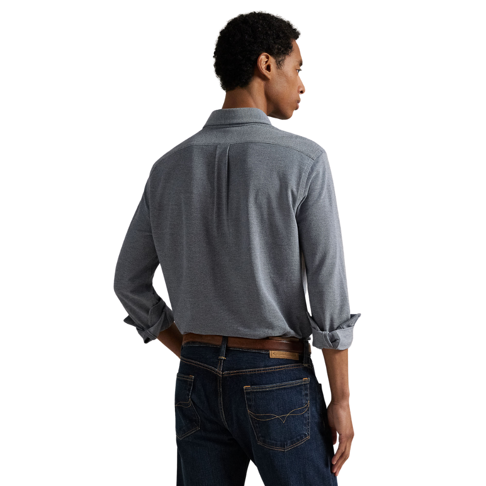 Ralph Lauren Knit Oxford Shirt - Newport Navy