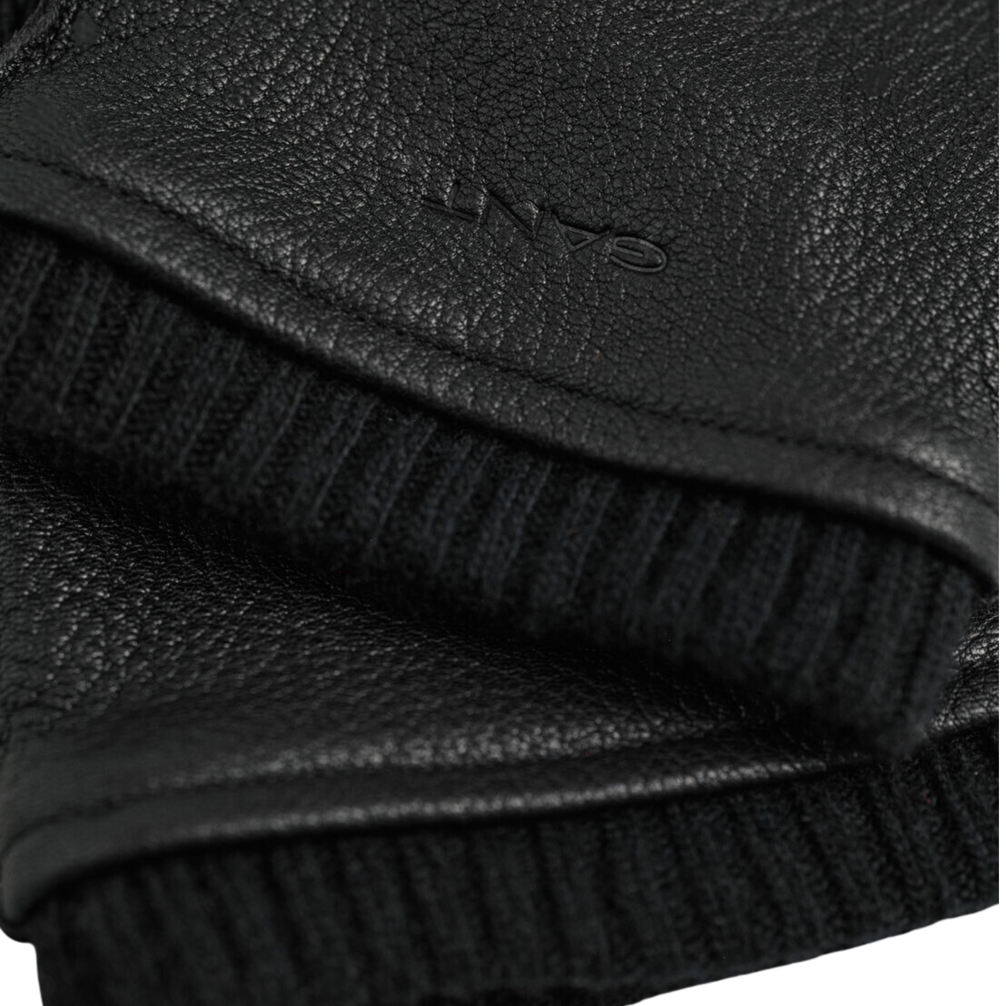 GANT Cashmere Lined Leather Gloves - Black