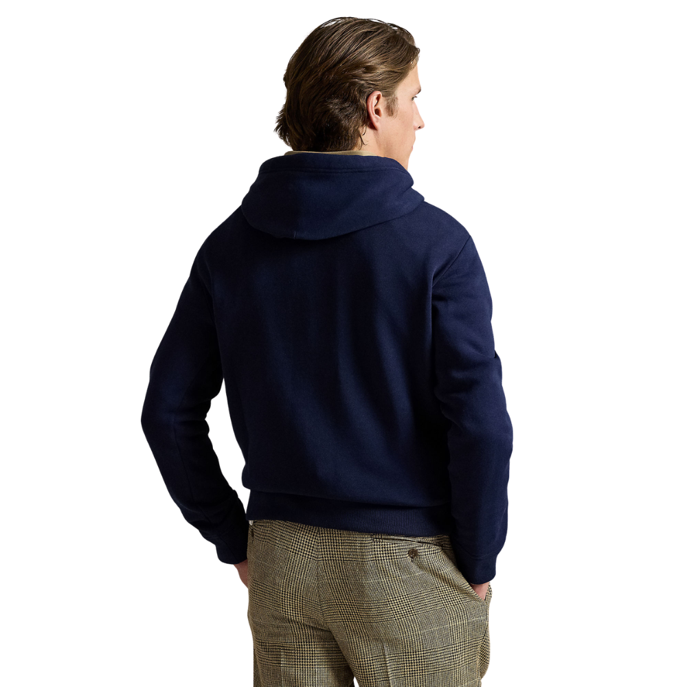 Ralph Lauren Logo Fleece Hoodie - Cruise Navy