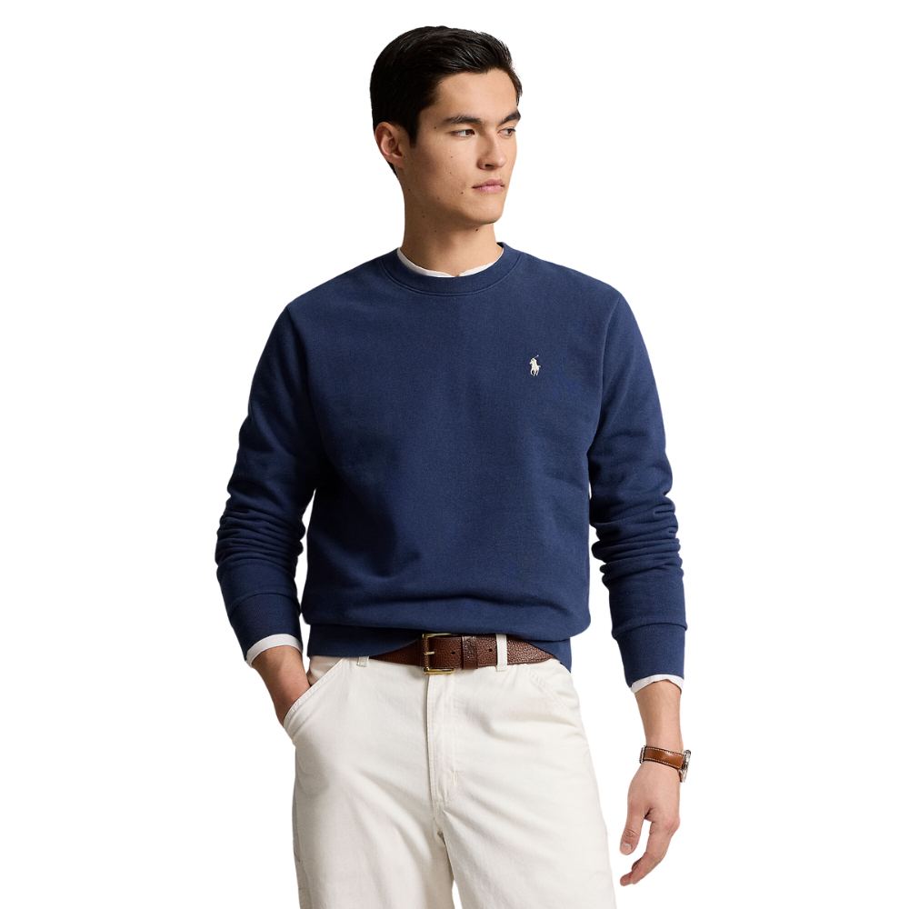 Ralph Lauren Loopback Crew Sweat - Cruise Navy