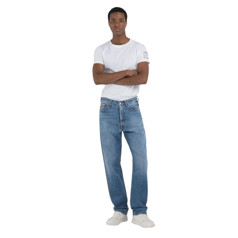 Replay M9Z1 Pants 90's Fit - Medium Blue