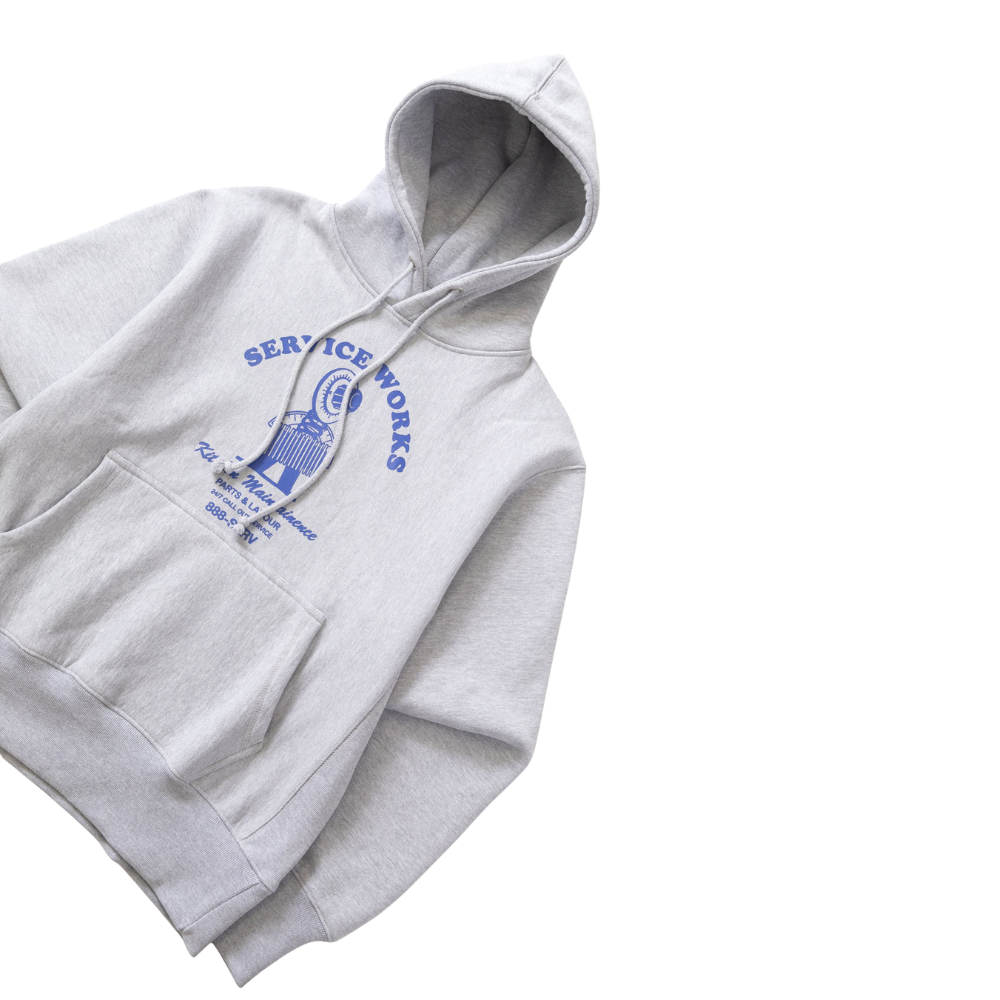 Service Works Maintenance Hoodie - Heather Grey