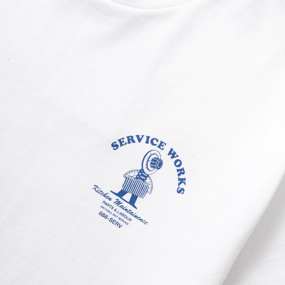 Service Works Maintenance Tee - White