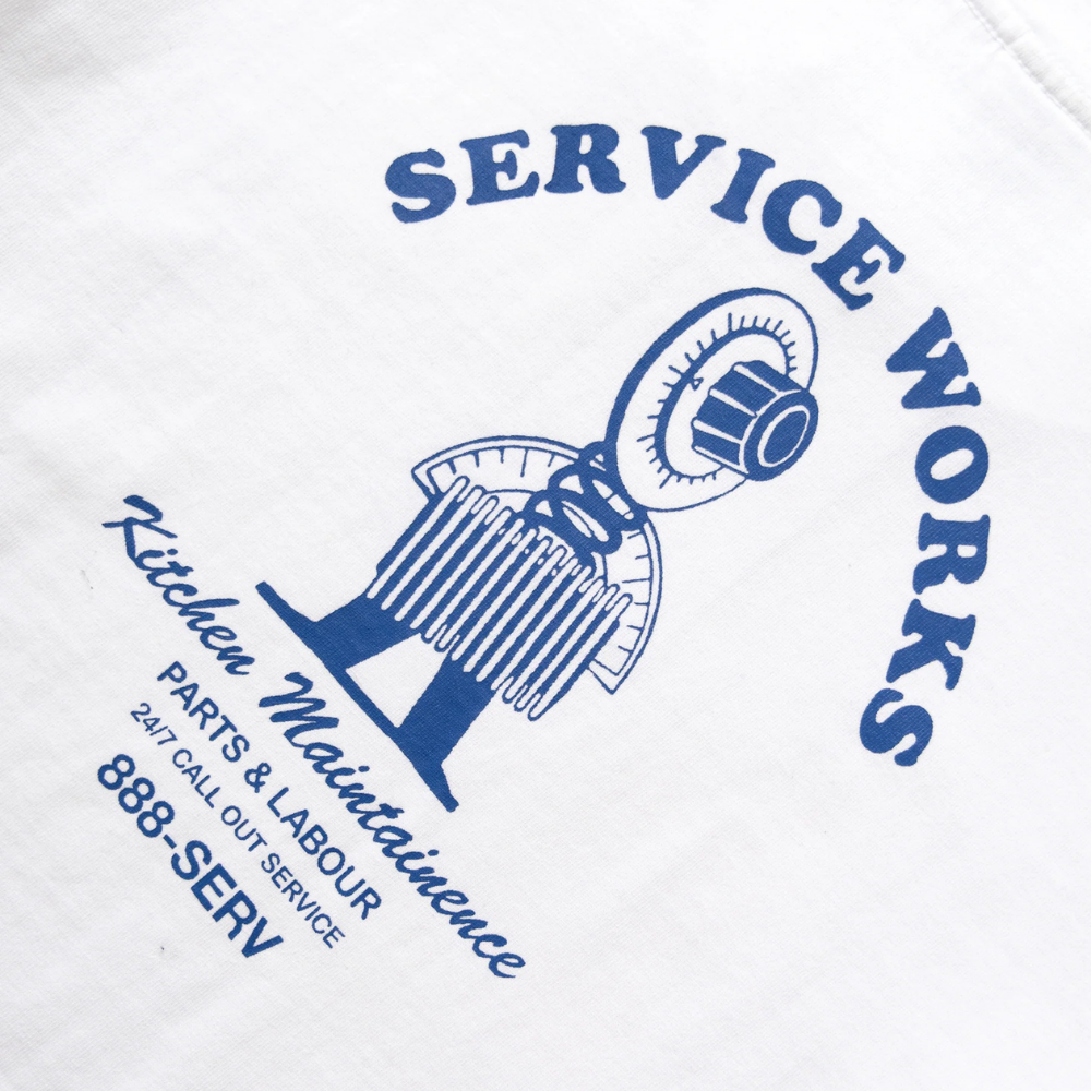 Service Works Maintenance Tee - White