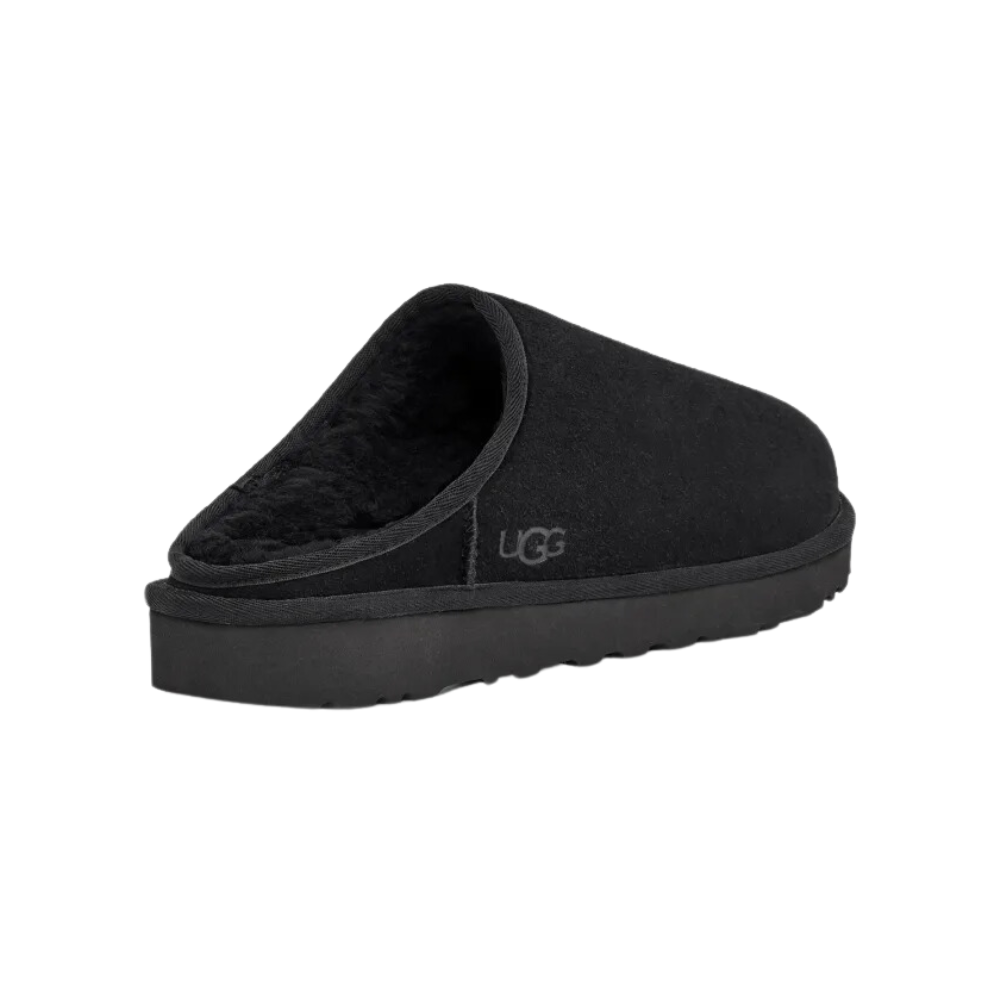 UGG Mens Classic Slip On Slippers - Black