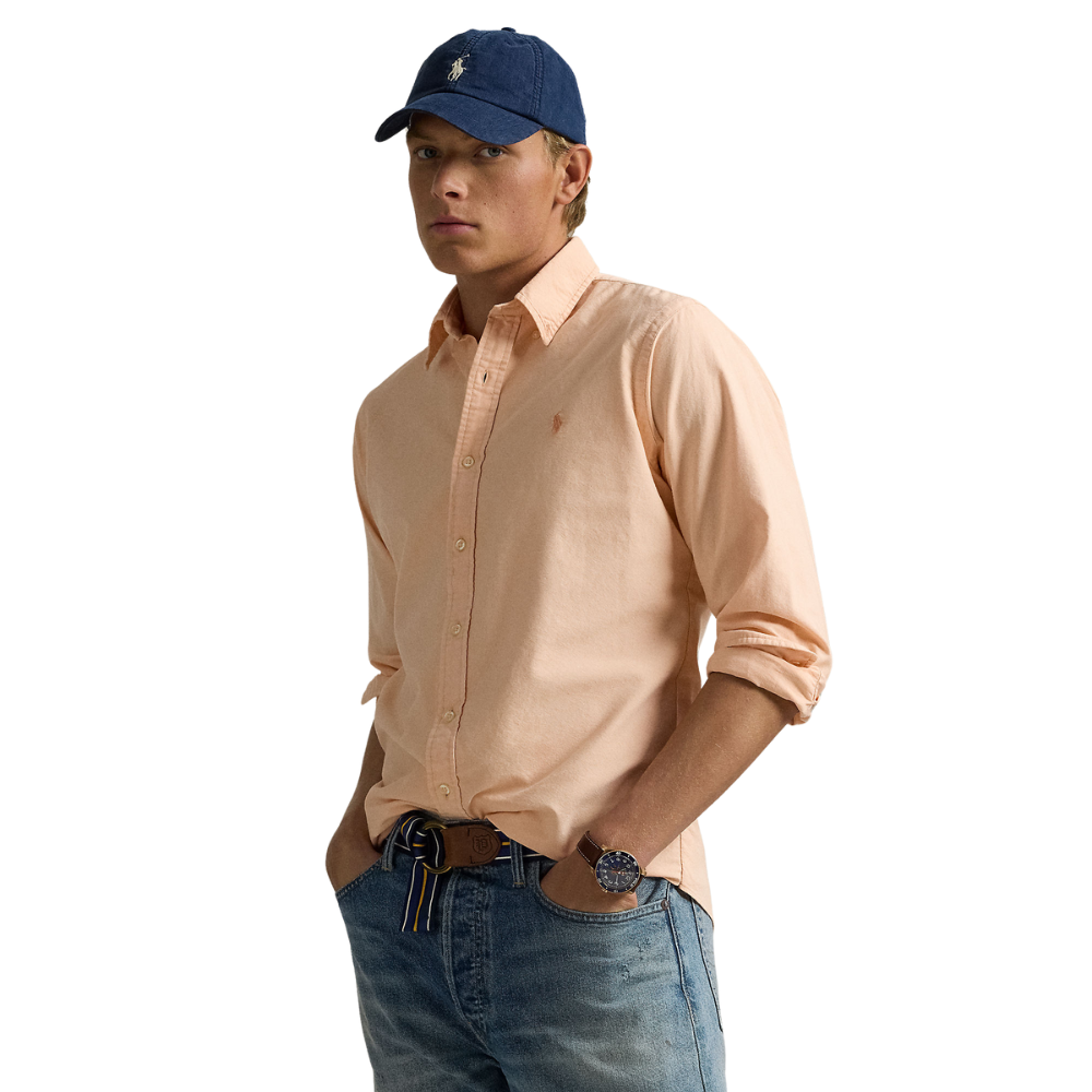 Ralph Lauren Custom Mineral Dye LS Shirt - Amber