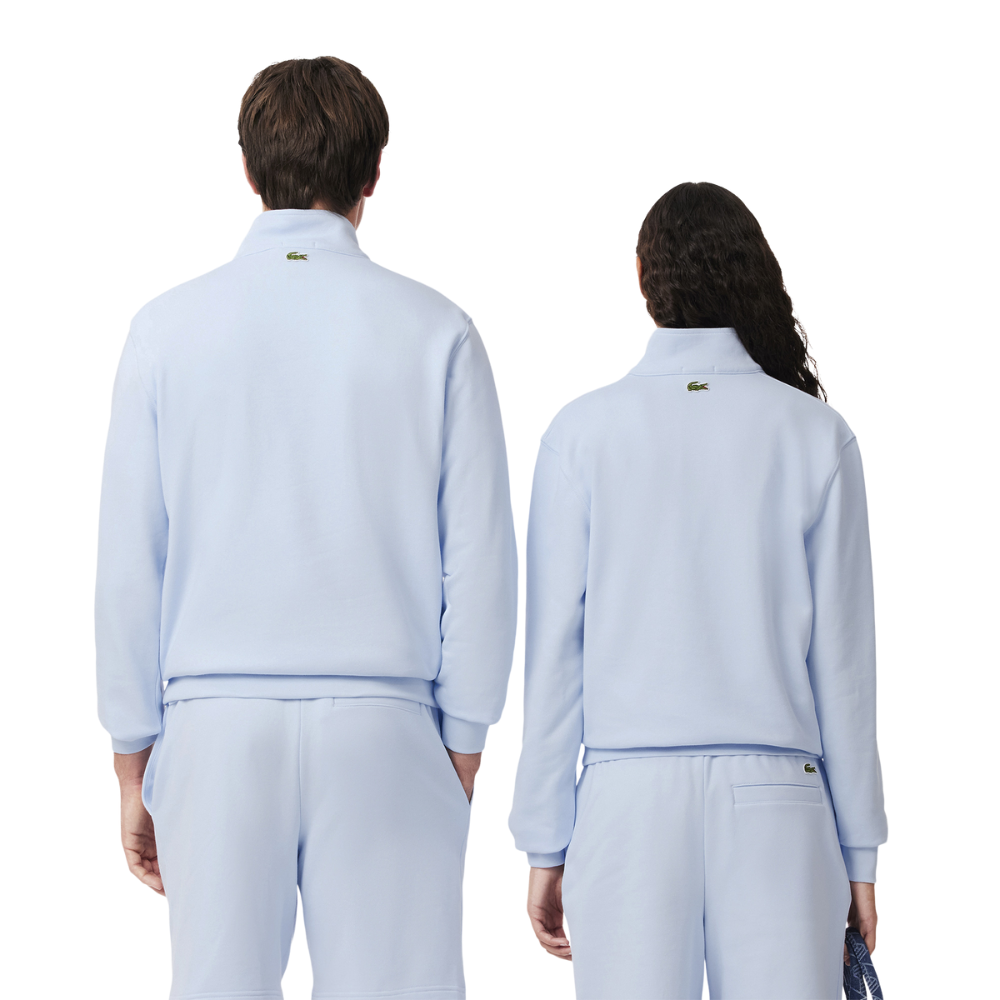 Lacoste Modern 1/4 Zip Sweatshirt - Light Blue