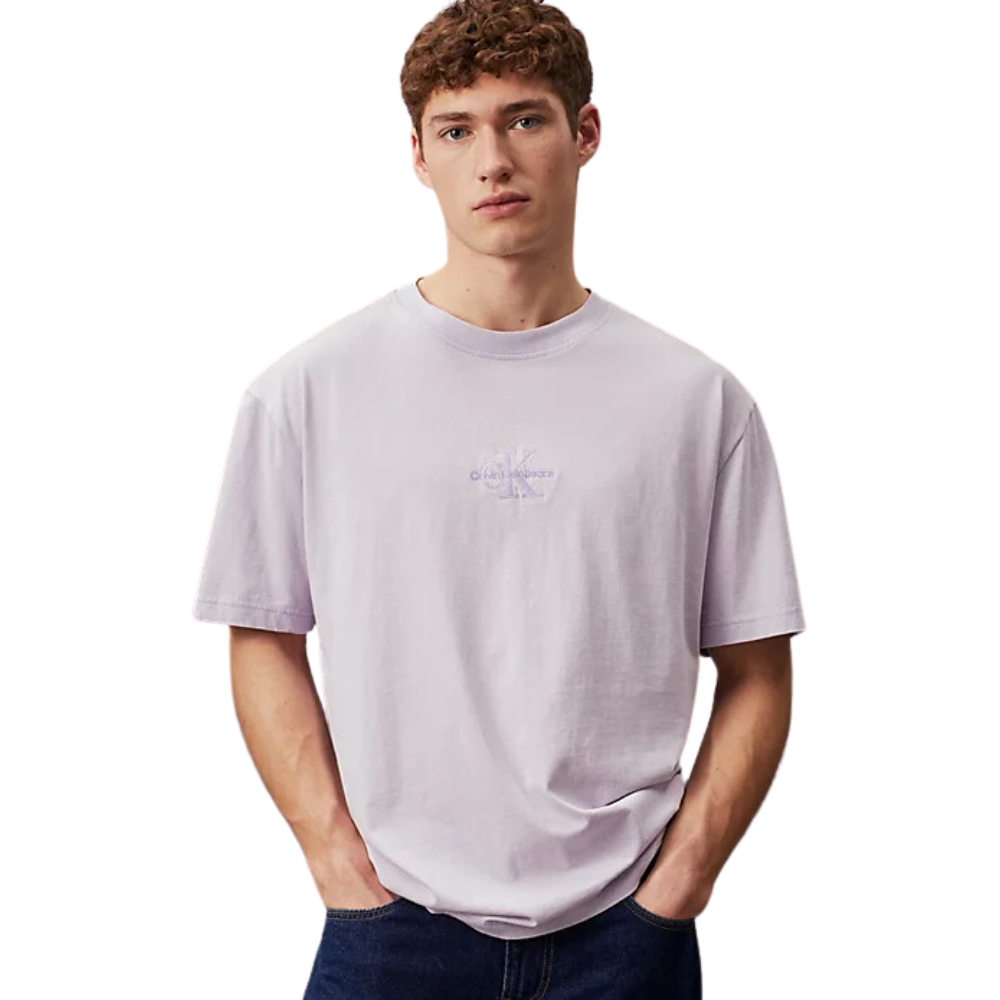 CKJ Washed Monologo Tee - Pastel Lilac