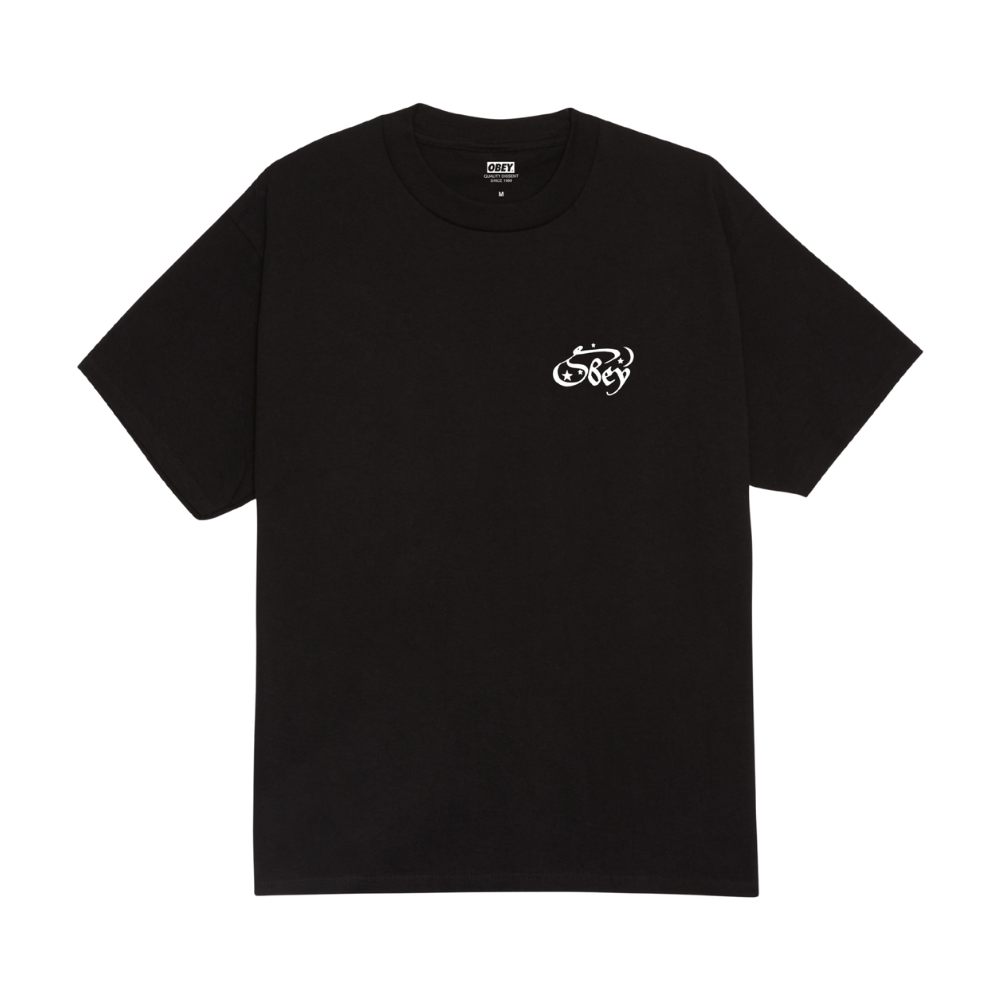 Obey Moon & Stars T-Shirt - Black