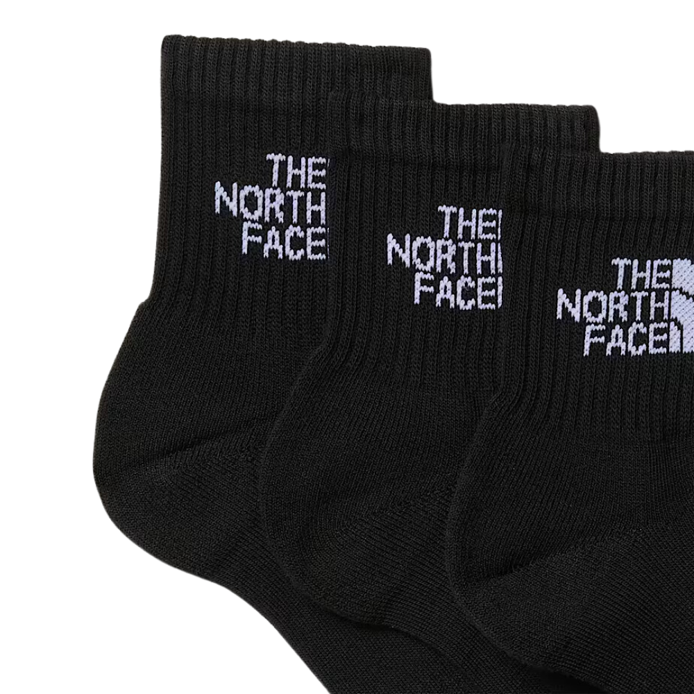 The North Face Multi Sport Cushion Quarter Sock 3-Pack - TNF Black