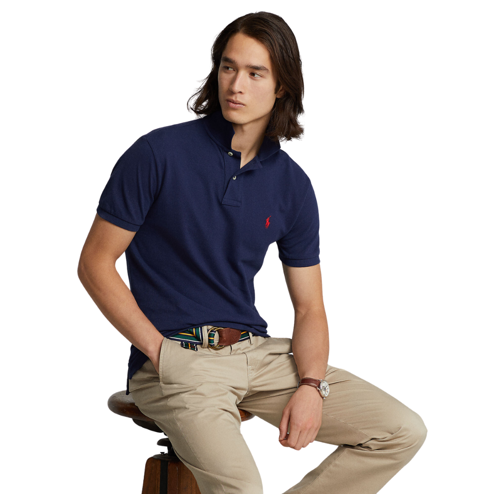 Polo Ralph Lauren The Iconic Mesh Polo Shirt - Newport Navy