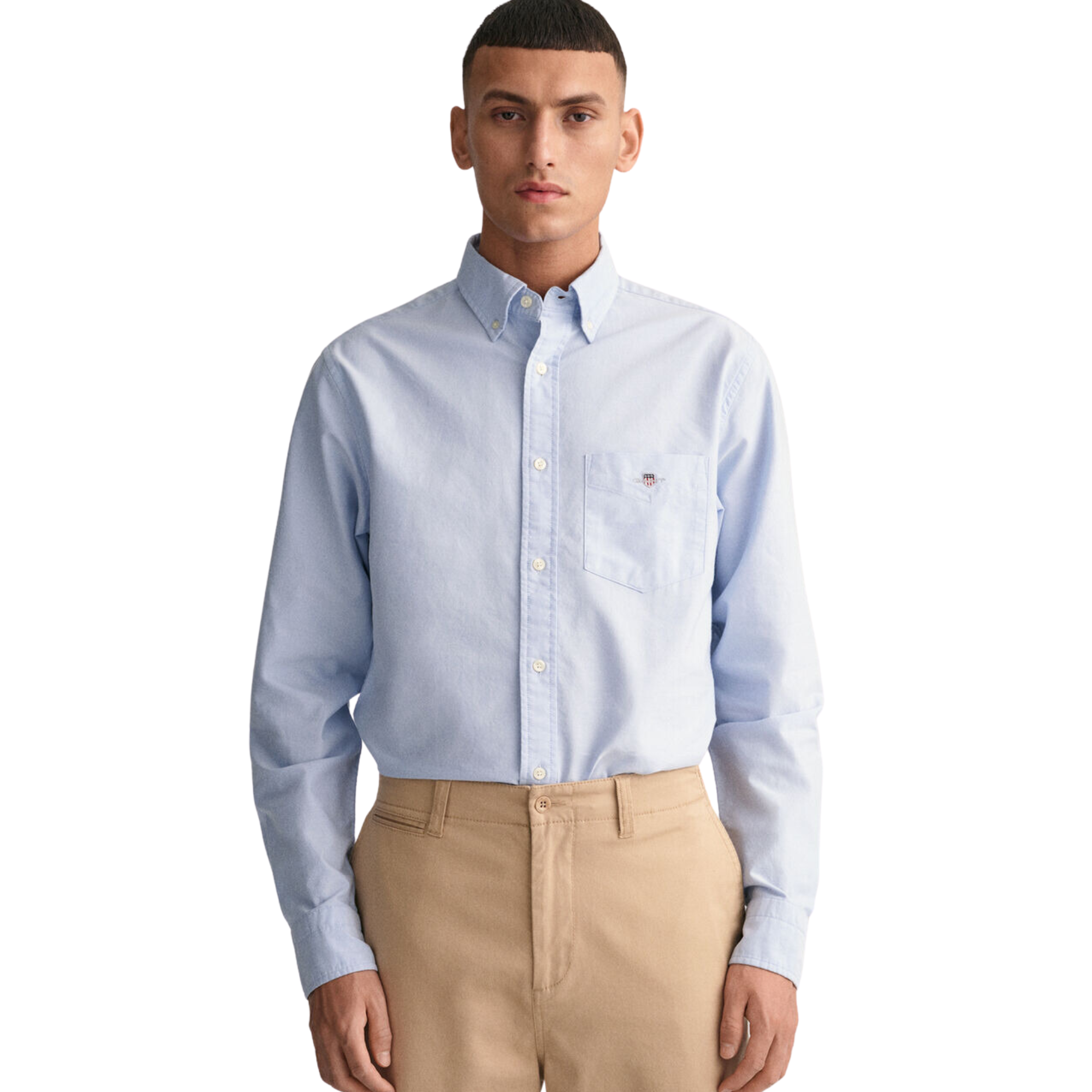 GANT Reg Oxford Shirt - Light Blue
