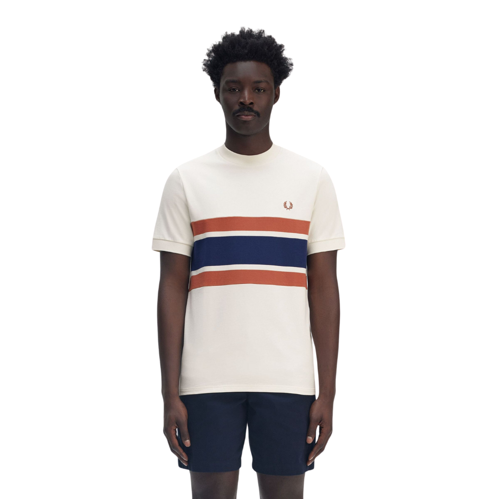 FP Panelled T-Shirt - Light Ecru