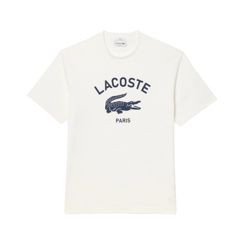 Lacoste Paris Logo Tee - Off White