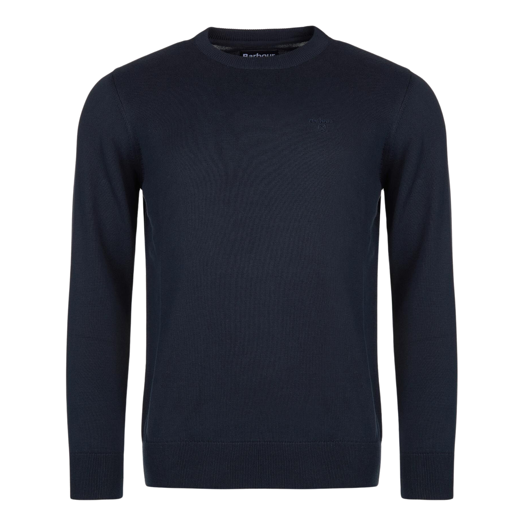 Barbour Pima Cotton Crew - Navy