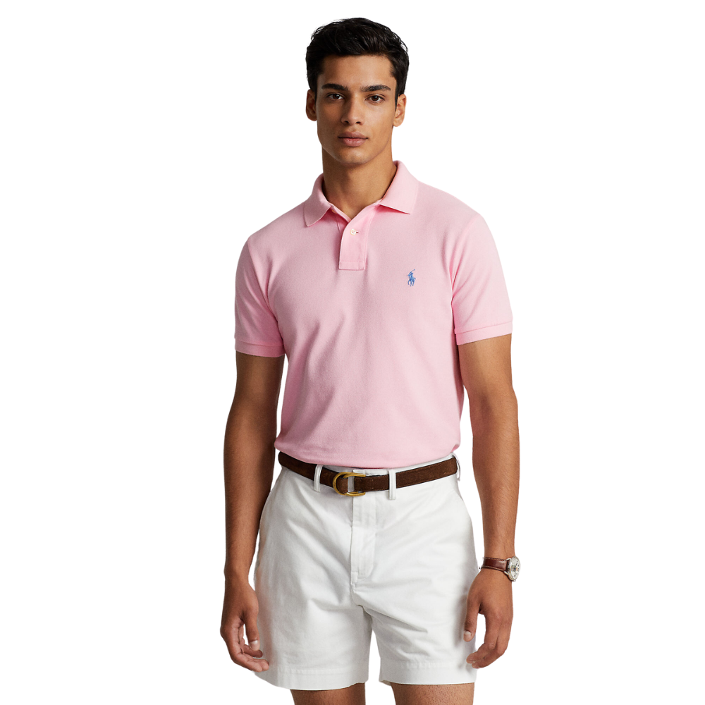 Polo Ralph Lauren The Iconic Mesh Polo Shirt - Carmel Pink