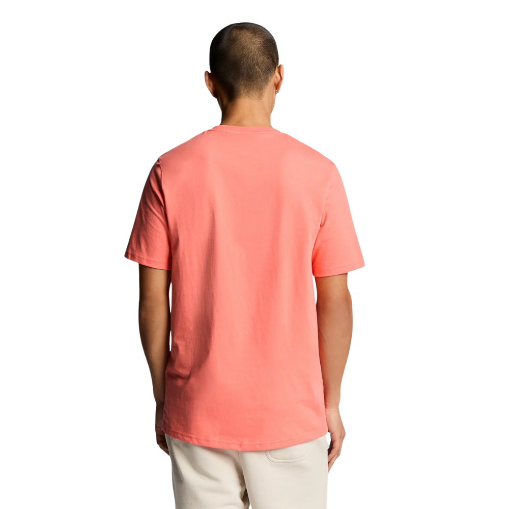 L&S Plain T-Shirt - Coral Stand