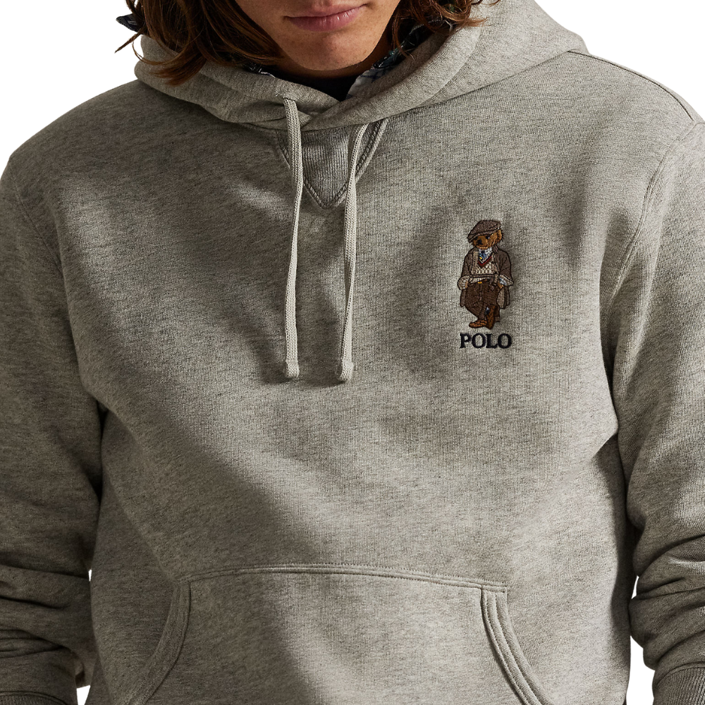 Ralph Lauren Polo Bear Fleece Hoodie - Loft Heather