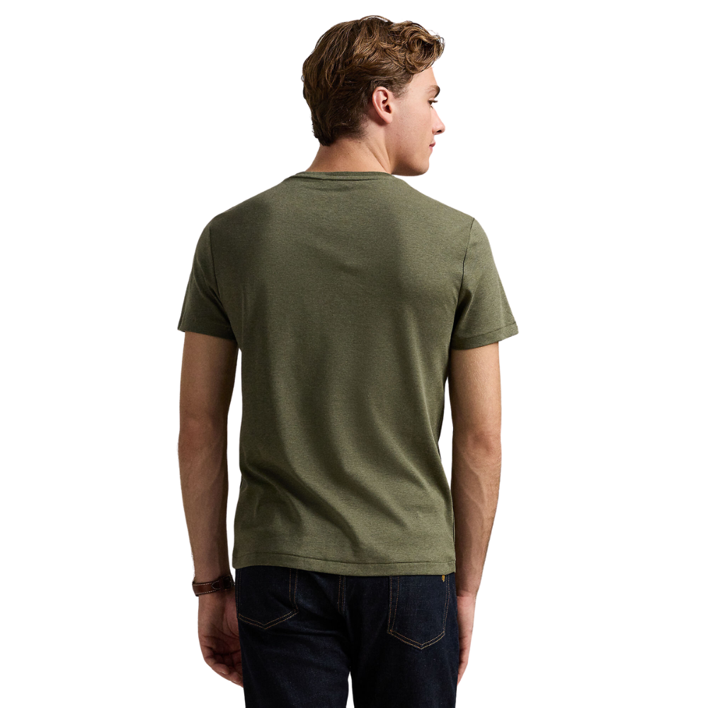 Ralph Lauren Custom Slim Premium Tee - Green Heather
