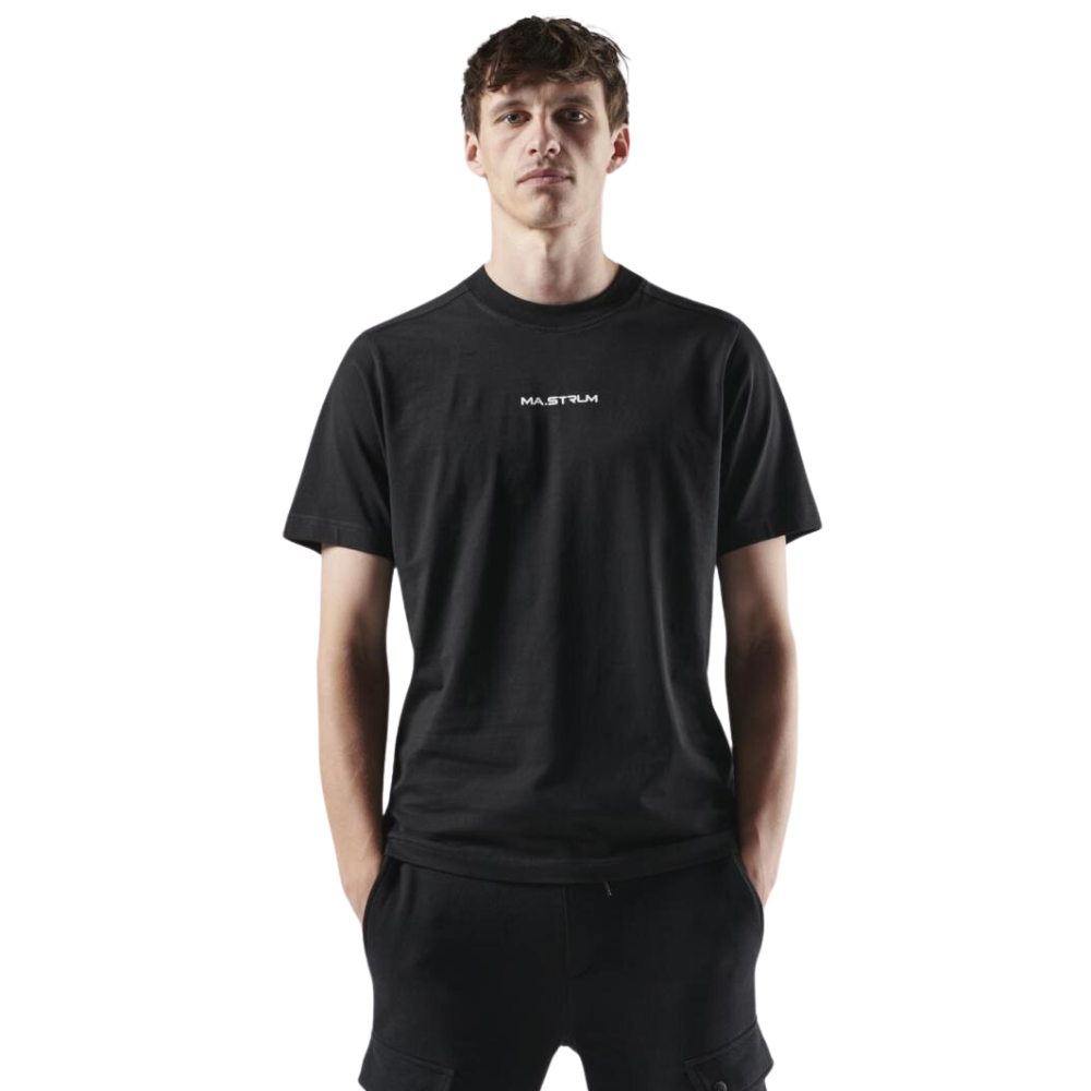 Ma.Strum Print Tee - Black