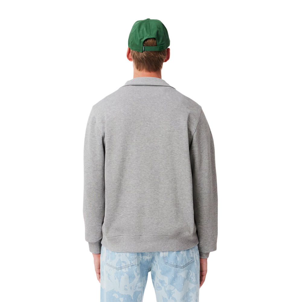 Lacoste 1/4 Zip Sweat - Light Heathered Grey