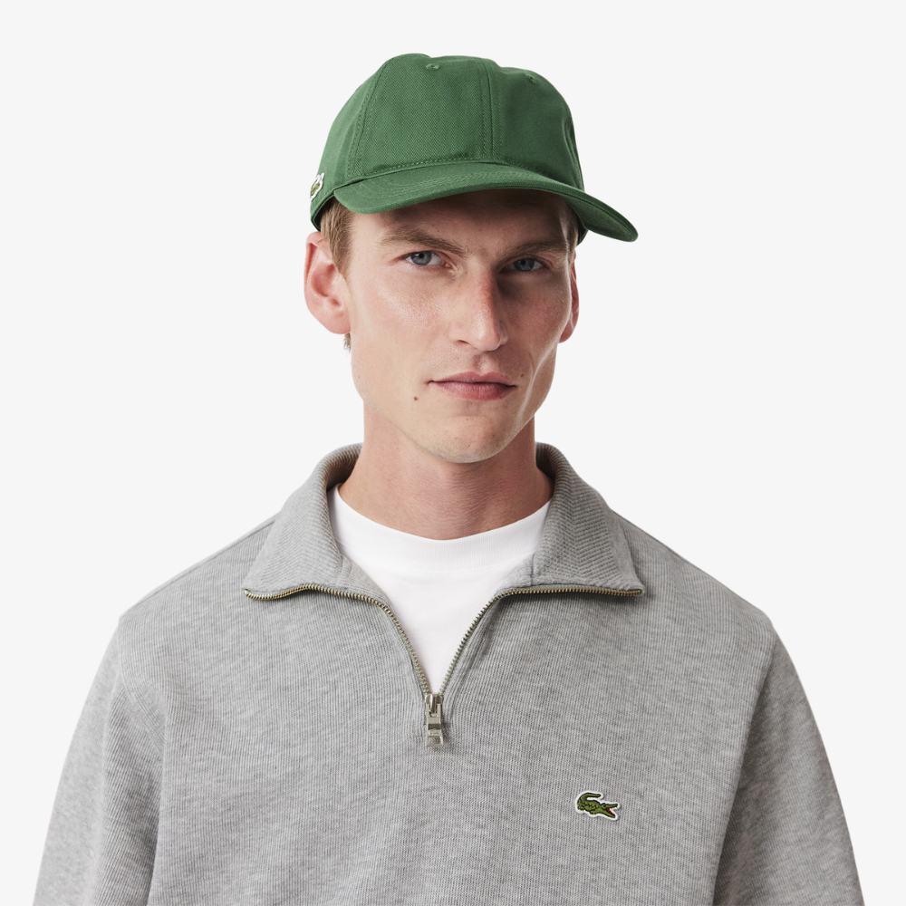 Lacoste 1/4 Zip Sweat - Light Heathered Grey