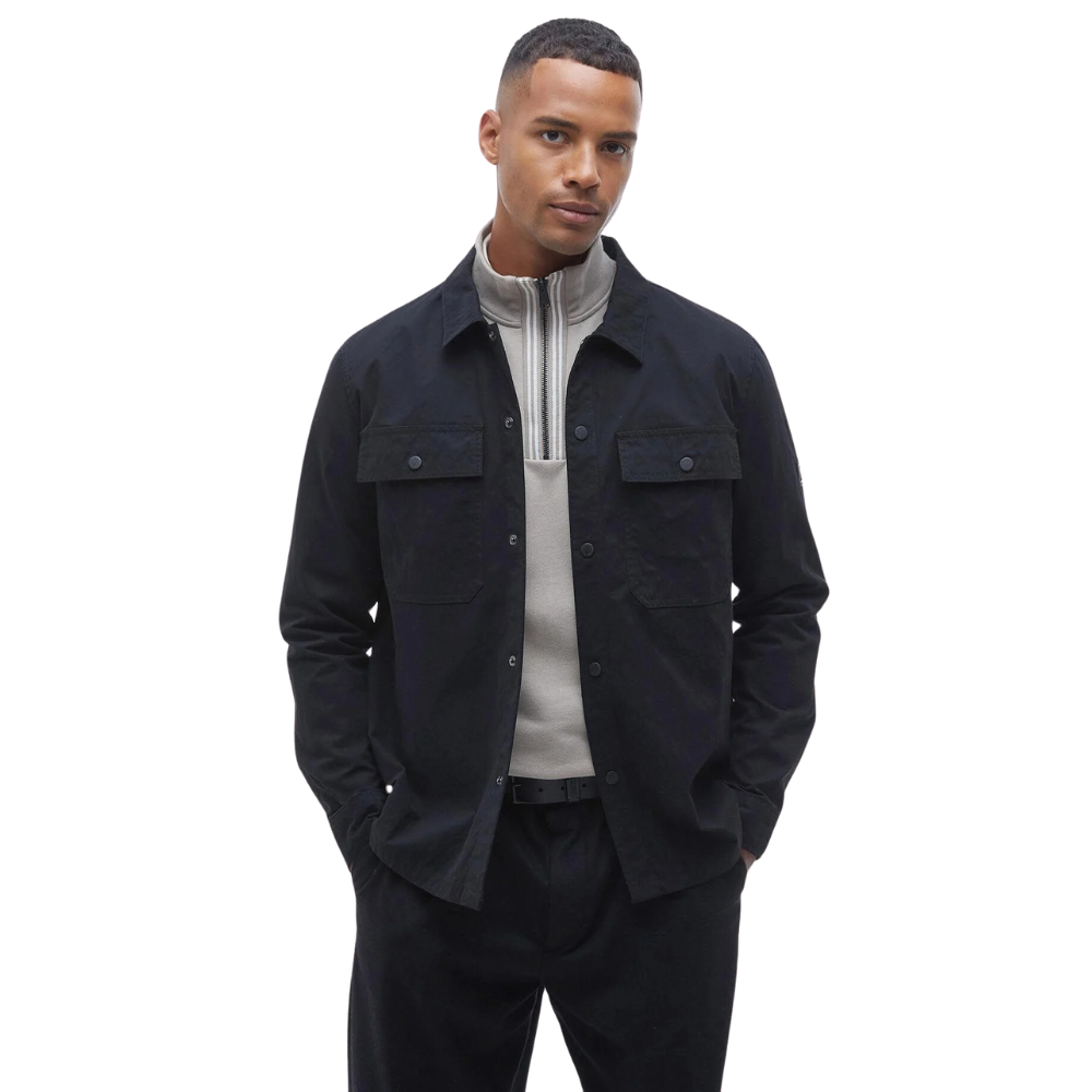 Barbour Intl. Rocco Peached Overshirt - Black