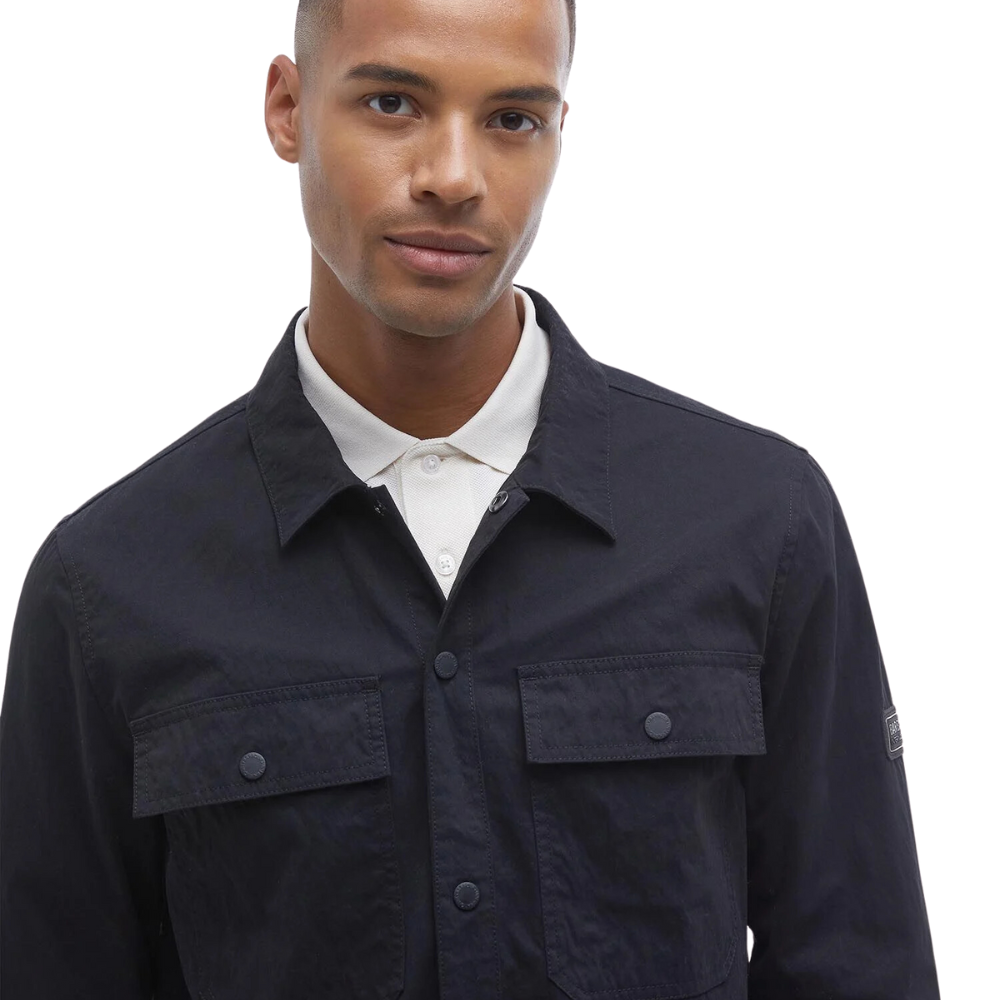 Barbour Intl. Rocco Peached Overshirt - Black